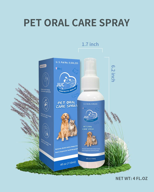 Dog Breath Freshener for Dogs & Cats Teeth Cleaning Spray