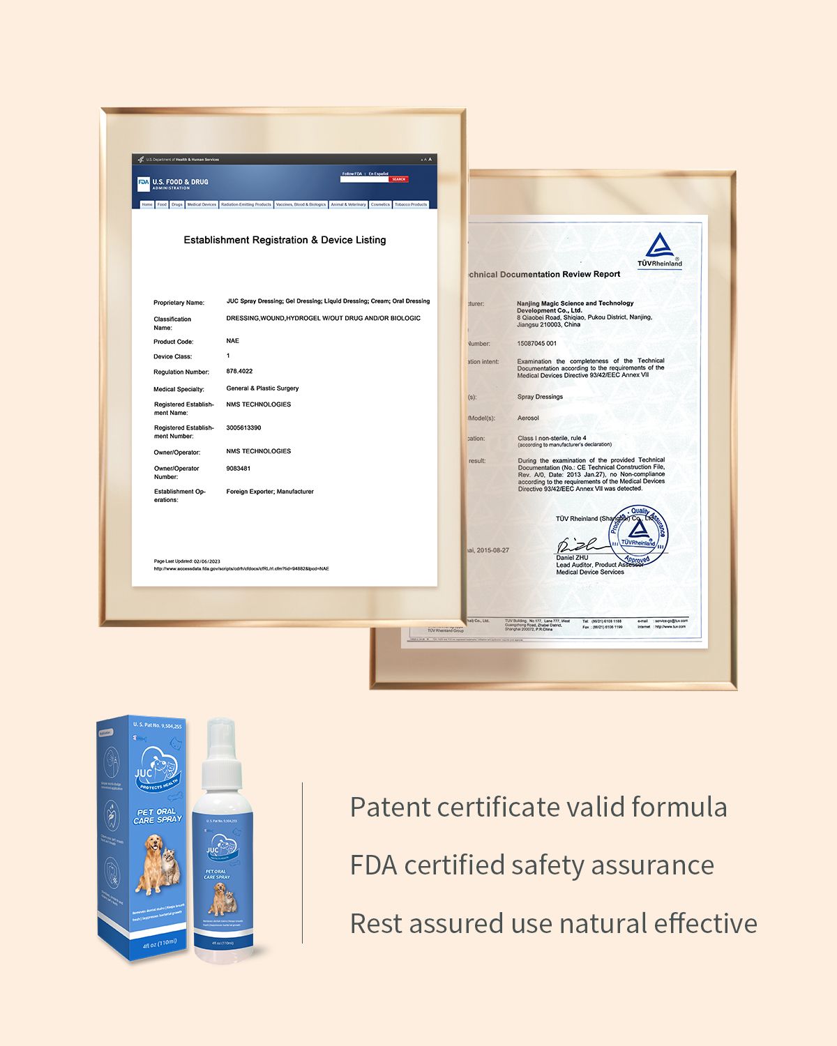 Dog Breath Freshener for Dogs & Cats Teeth Cleaning Spray