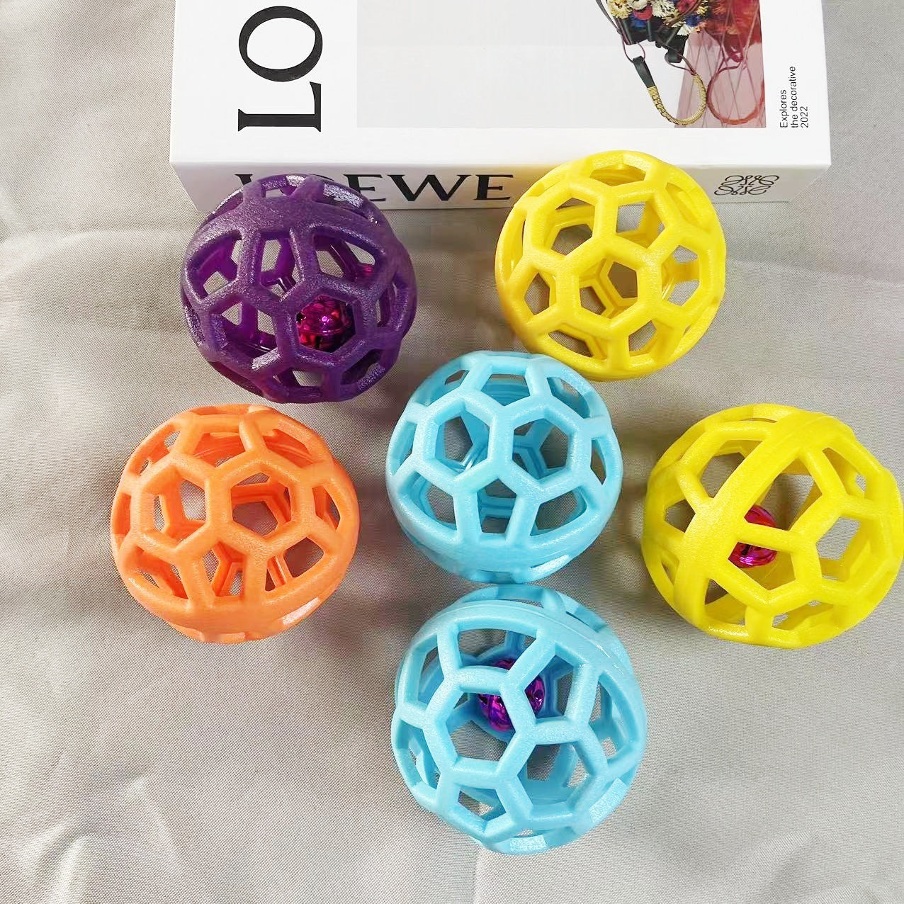 Dog Chew Ball Toy TPR Pets Interactive Training Toys For Small Large