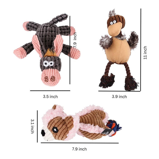 3 pack Dog toys