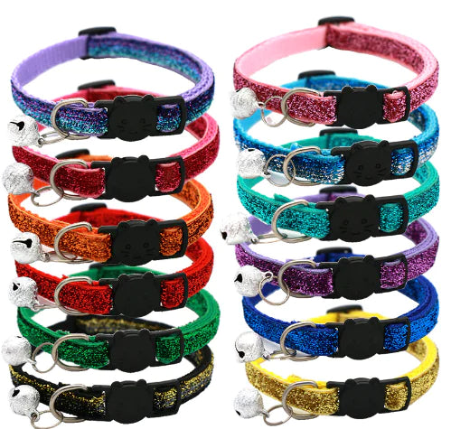 Colorful Bell Cat Collar